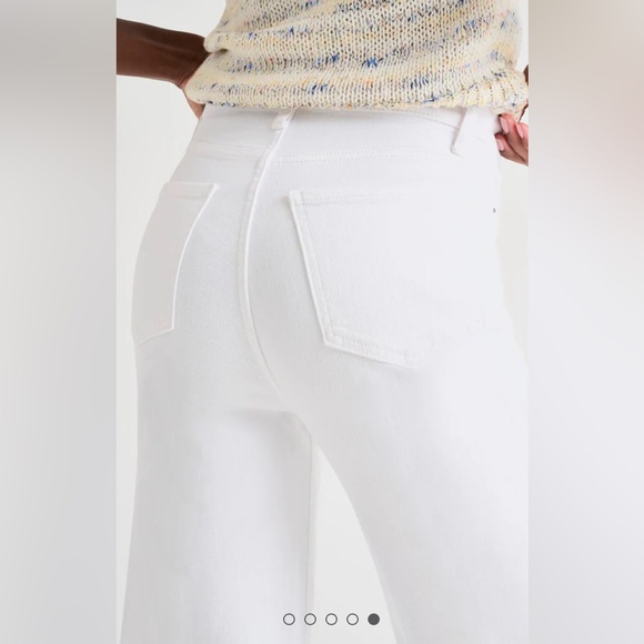 Splendid High Waist Wide Leg Crop Jean size 26 raw hem NWT - Picture 5 of 14